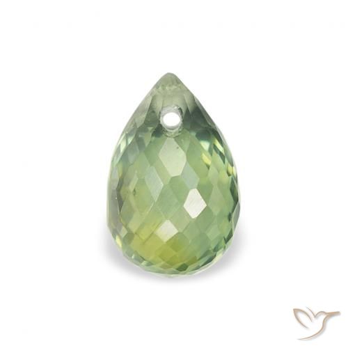 0.81ct طبيعي اخضر فاتح زفير, بريوليت, قليلا جدا