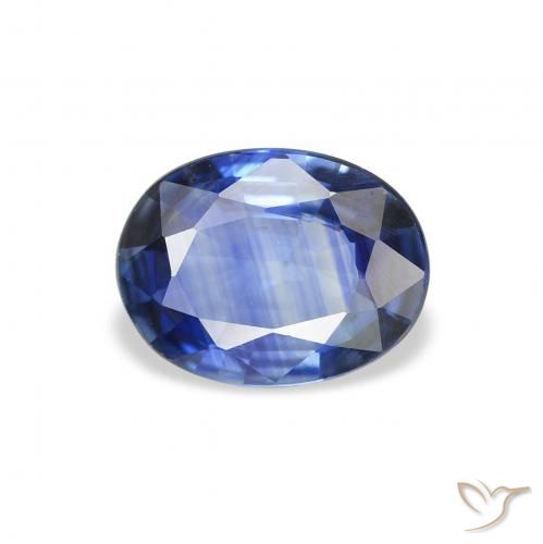 1.15ct طبيعي أزرق داكن متوسط زفير, بيضوي, VVS-VS