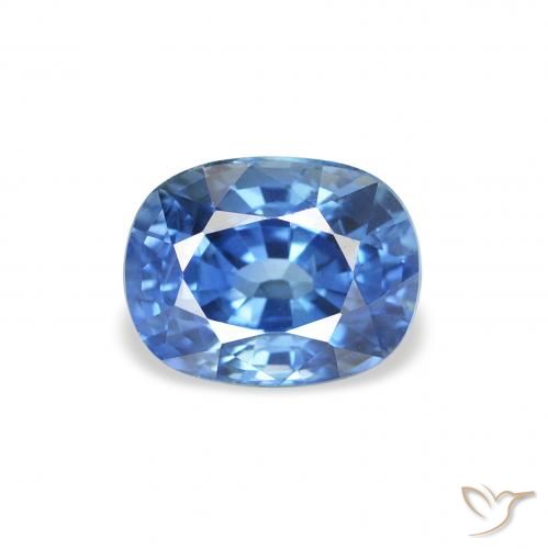 1.58ct طبيعي أزرق داكن متوسط زفير, وسادة, قليلا جدا