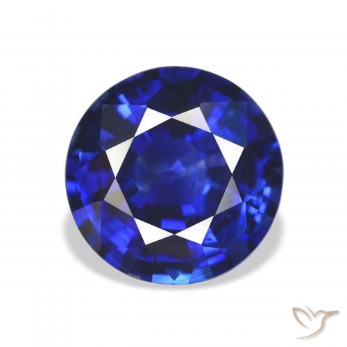 7.03ct طبيعي الأزرق الملكي زفير, دائري, قليلا جدا
