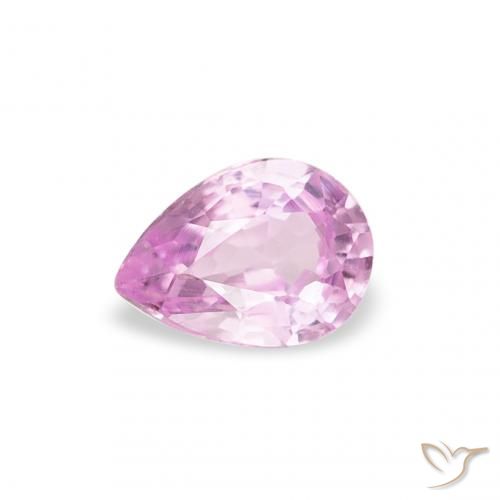 0.24ct طبيعي وردى لامع زفير, شكل الكمثرى, VVS-VS