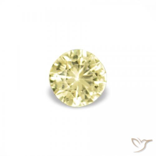 1.53ctw Medium Light-Yellow زفير, دائري, VVS-VS