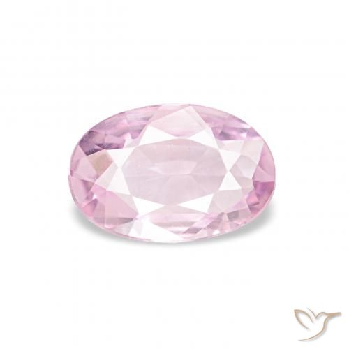 0.42ct وردي فاتح زفير, بيضوي, قليلا جدا