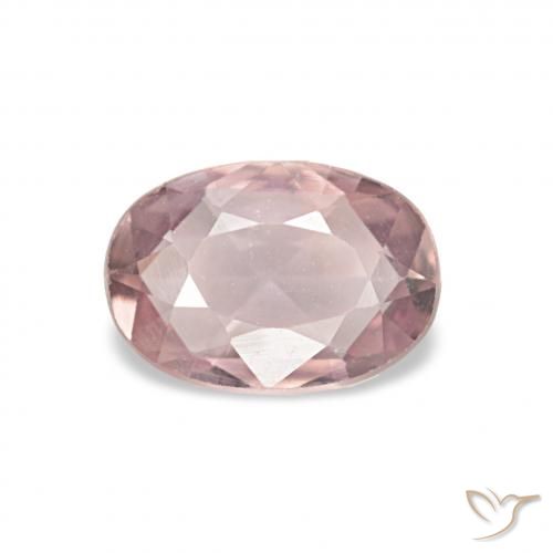 0.52ct وردى العلكة فاتح زفير, بيضوي, VVS