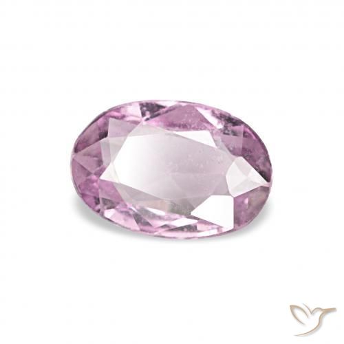 زفير Medium Light-Purple طبيعي، بيضوي، 0.37 قيراط، قليلا جدا