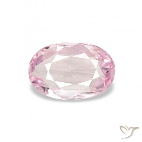 0.38ct وردى فاتح جدا زفير, بيضوي, قليلا جدا