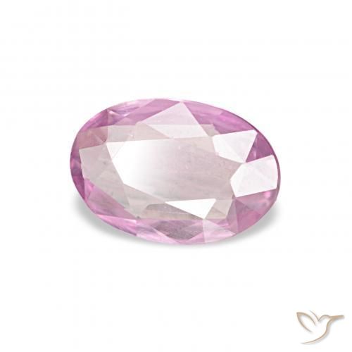 زفير Medium Light-Purple طبيعي، بيضوي، 0.38 قيراط، VVS-VS