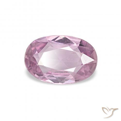 زفير Medium Light-Purple طبيعي، بيضوي، 0.45 قيراط، VVS-VS