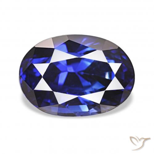 2.14ct الأزرق الملكي زفير, بيضوي, VVS