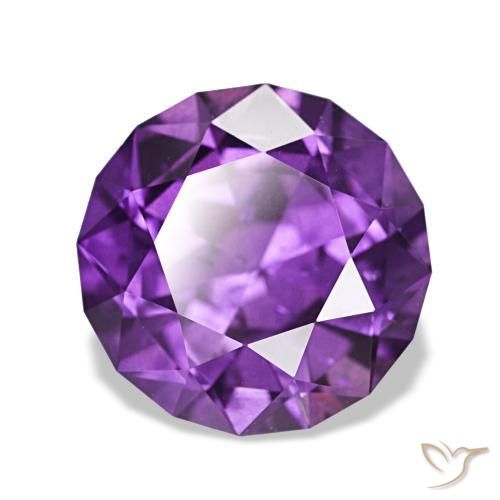 ياقوت طبيعي بلون Medium Light-Violet، وزن ‎3.81‎ قيراط، شكل دائري، مقاس ‎9.44‎ مم