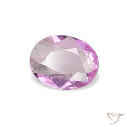 ياقوت طبيعي بلون Medium Light-Purple، وزن ‎0.21‎ قيراط، شكل بيضاوى، مقاس ‎4.9x3.8‎ مم