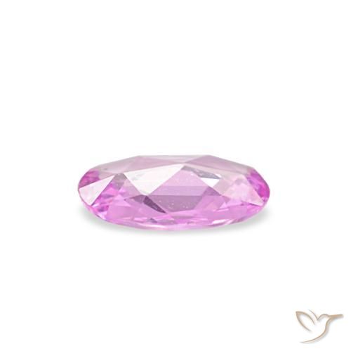 ياقوت طبيعي بلون Medium Light-Purple، وزن ‎0.21‎ قيراط، شكل بيضاوى، مقاس ‎4.9x3.8‎ مم