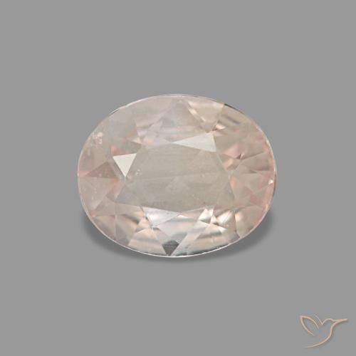 0.59ct وردي الياقوت, بيضاوي, قليلا جدا