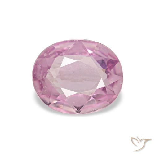 0.59ct وردي الياقوت, بيضاوي, VVS-VS