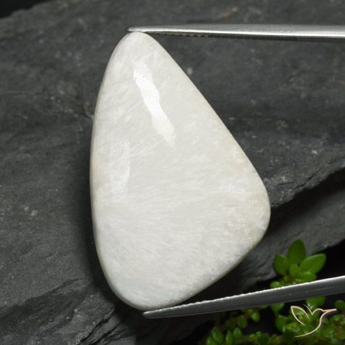 18.54ct طبيعي أبيض رمادى فاتح سكوليسيت, فانسى, غير شفاف