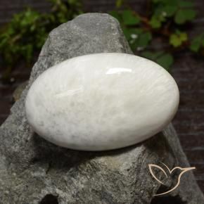 سكوليسيت أبيص فاتح طبيعي، قصة بيضاوى، 29.06 قيراط، غير شفاف