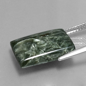 سيرافينيت أخضر طبيعي، باجيت، 8.50 قيراط، غير شفاف