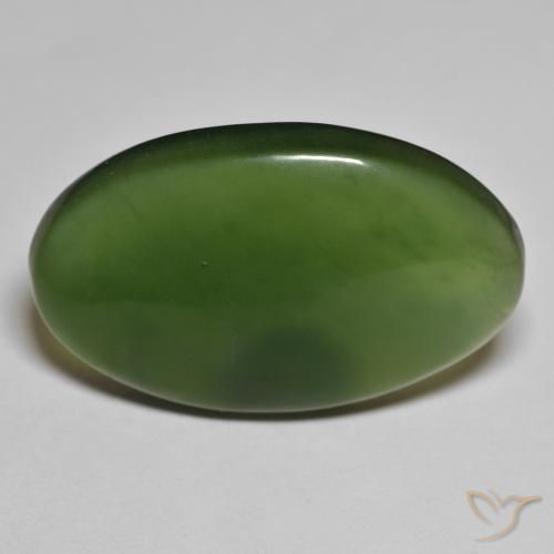28.03ct طبيعي أخضر الطحالب البحرية حجر السربنتين, بيضوي, نصف شفاف