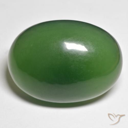 55.63ct طبيعي أخضر الغابات حجر السربنتين, بيضوي, نصف شفاف