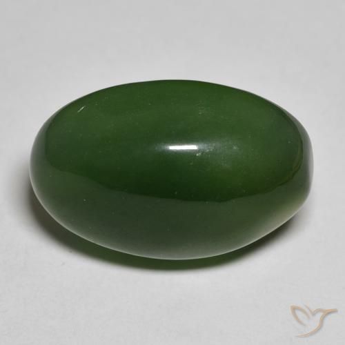 16.53ct طبيعي أخضر الطحالب البحرية حجر السربنتين, بيضوي, نصف شفاف