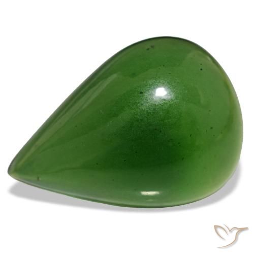 17.92ct أخضر سربنتين, شكل الكمثرى, شفاف