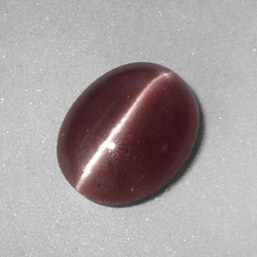 عين القط سيليمانايت بنى طبيعي، شفاف، 2.02 قيراط، شفاف / نصف شفاف