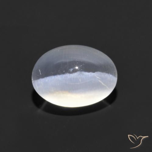 1.43ct طبيعي شفاف عين القط سيليمانايت, بيضوي, شفاف