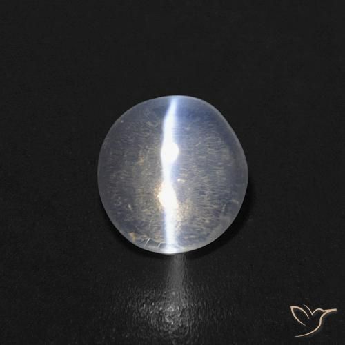 0.85ct طبيعي شفاف عين القط سيليمانايت, بيضوي, شفاف