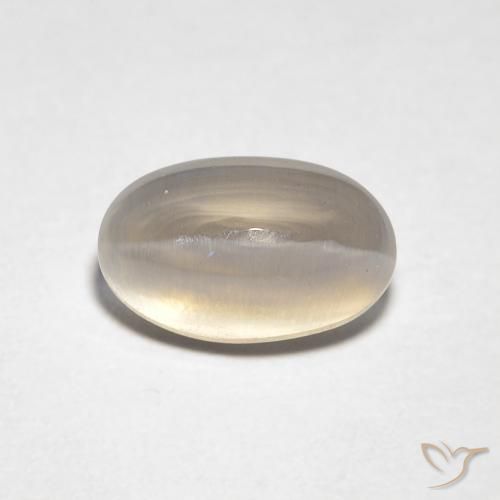 1.34ct طبيعي Medium Light-Brown عين القط سيليمانايت, بيضوي, شفاف