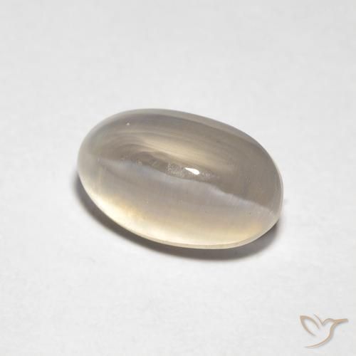 عين القط سيليمانايت Medium Light-Brown طبيعي، بيضوي، 1.34 قيراط، شفاف