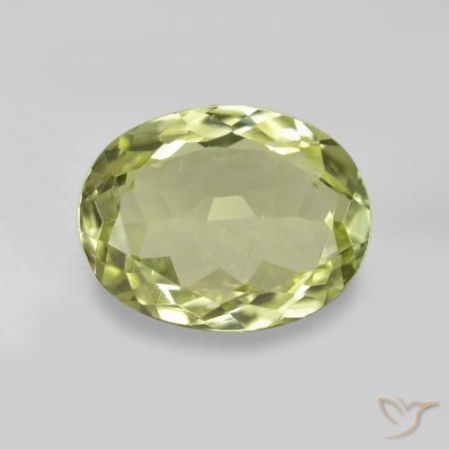 2.03ct طبيعي أصفر متوسط سليمانايت, بيضوي, قليلا جدا