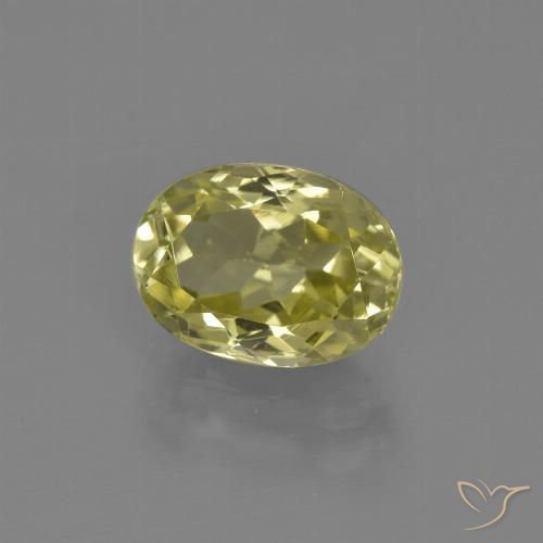 2.30ct طبيعي أصفر-ذهبى فاتح سليمانايت, بيضوي, VVS-VS, Photo A