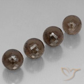 27.23ctw طبيعي Chocolate Brown  كوارتز سموكى, جسم كروى / الكرة, VVS-VS