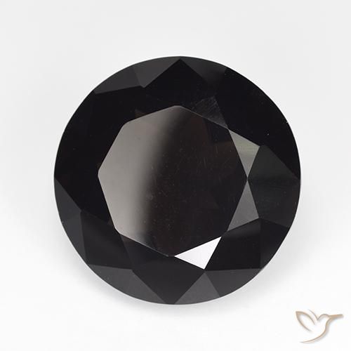 11.30ct طبيعي بني غامق كوارتز سموكى, دائري, VVS-VS