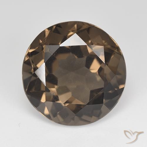 14.30ct طبيعي بنى شيكولاتى كوارتز سموكى, دائري, VVS-VS