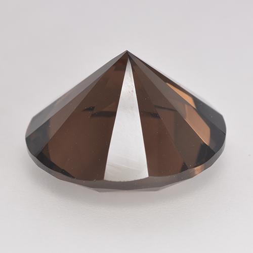 كوارتز سموكى بنى الجوزية طبيعي، قصة دائرى، 11.19 قيراط، VVS-VS