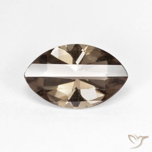 2.89ct طبيعي بنى العنبر كوارتز سموكى, ماركيز, VVS
