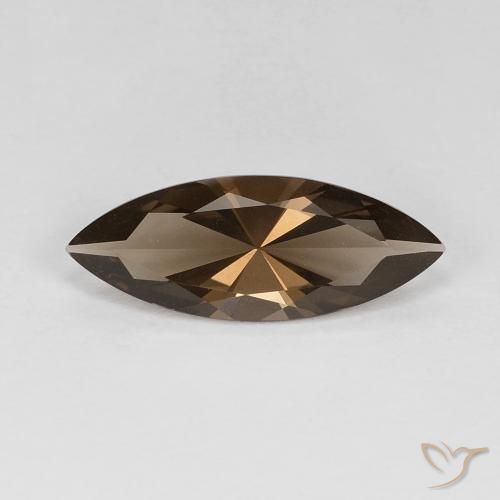 2.77ct طبيعي موكا فاتح كوارتز سموكى, ماركيز, VVS