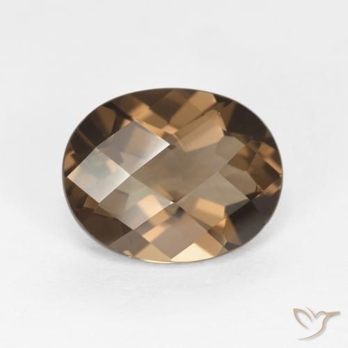 2.48ct طبيعي بنى دافئ كوارتز سموكى, بيضوي, VVS