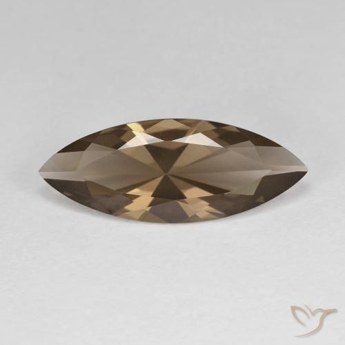2.74ct طبيعي بنى دافئ كوارتز سموكى, ماركيز, VVS