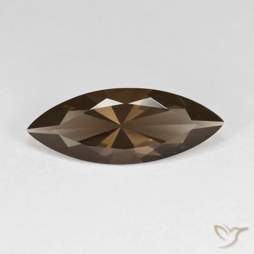 2.80ct طبيعي بنى العنبر كوارتز سموكى, ماركيز, VVS