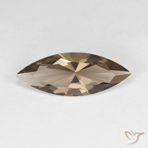 2.57ct طبيعي بنى دافئ كوارتز سموكى, ماركيز, VVS