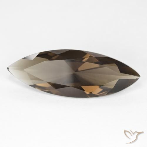 كوارتز سموكى Medium Light-Brown طبيعي، ماركيز، 6.35 قيراط، VVS