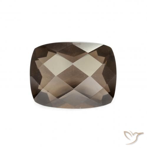 1.96ct طبيعي بنى دافئ كوارتز سموكى, وسادة, VVS