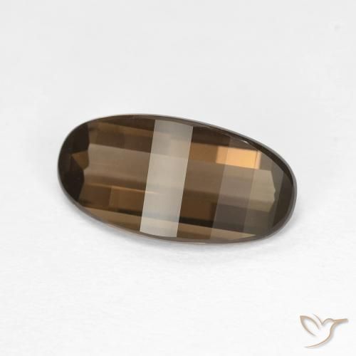 2.78ct طبيعي بنى شيكولاتى كوارتز سموكى, بيضوي, VVS