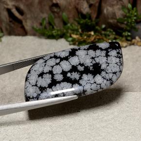 ندفة الثلج سبج ندفة الثلج طبيعي، شكل خيالي، 43.74 قيراط، غير شفاف