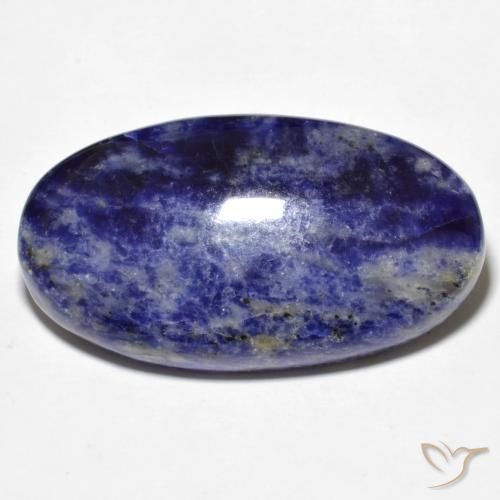 34.08ct طبيعي أزرق بحرى سوداليت, بيضوي, غير شفاف, Photo A