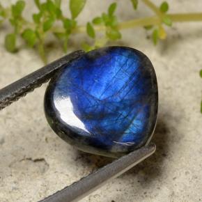 سبيكترولايت متعدد الألوان طبيعي، شكل خيالي، 2.60 قيراط، غير شفاف