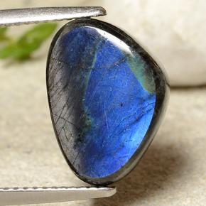 سبيكترولايت متعدد الألوان طبيعي، شكل خيالي، 6.88 قيراط، غير شفاف