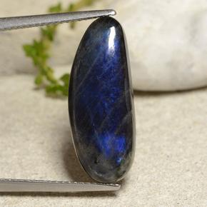 سبيكترولايت متعدد الألوان طبيعي، شكل خيالي، 5.92 قيراط، غير شفاف